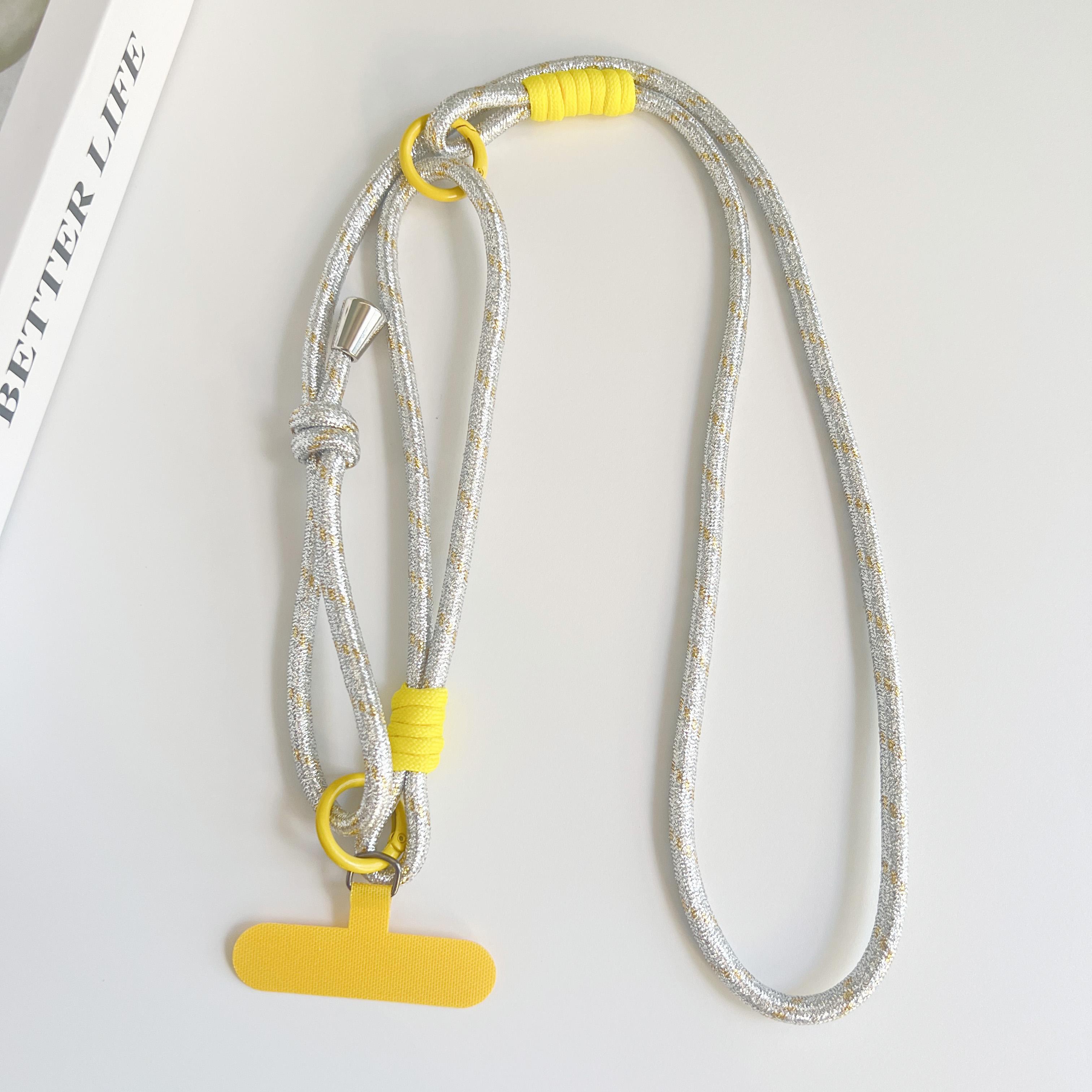 Simple Two-in-one Mobile Phone Lanyard, Crossbody Strap, DIY Wrist Short Rope, Multi-Functional Adjustable Fancy Lanyard Polyester / Nylon