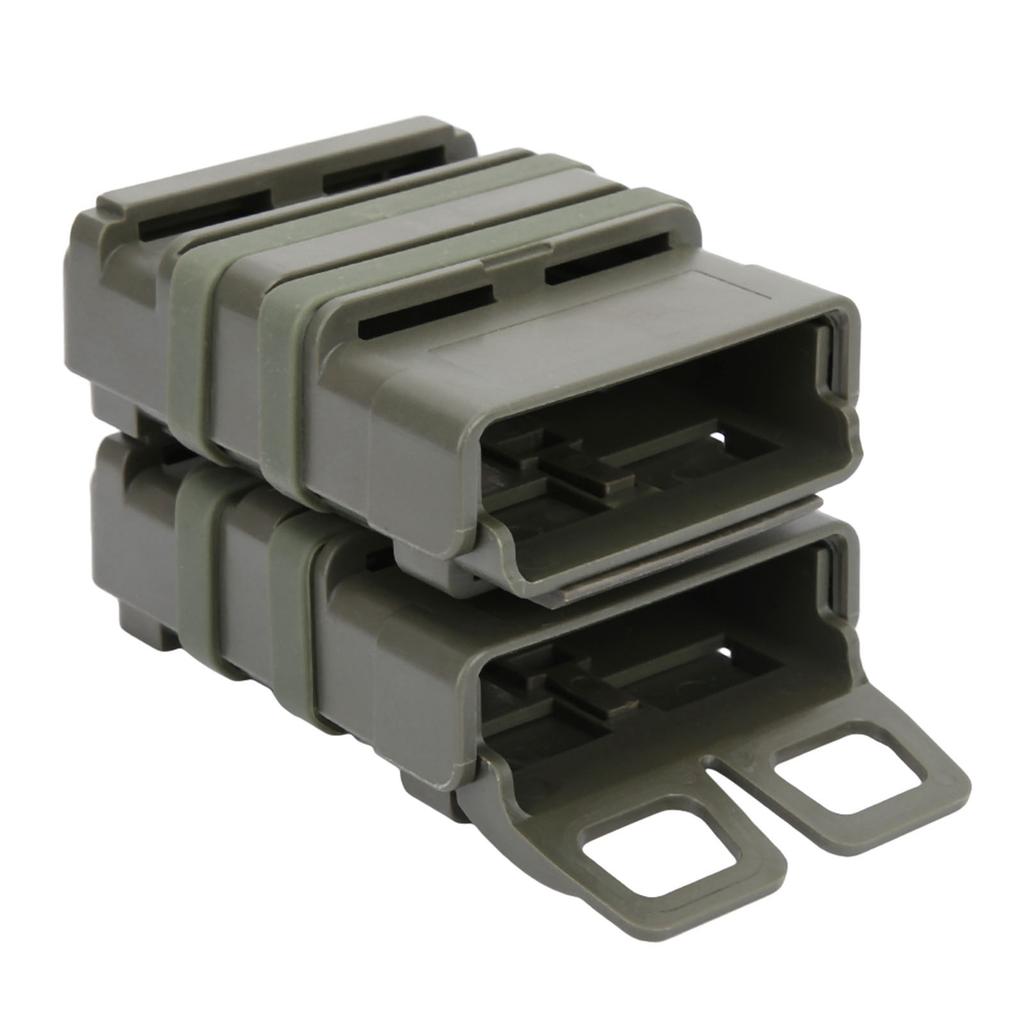 Portable Mag Fast Attach Pouch Molle System Module Double Ammo Holder Carrier Army Green