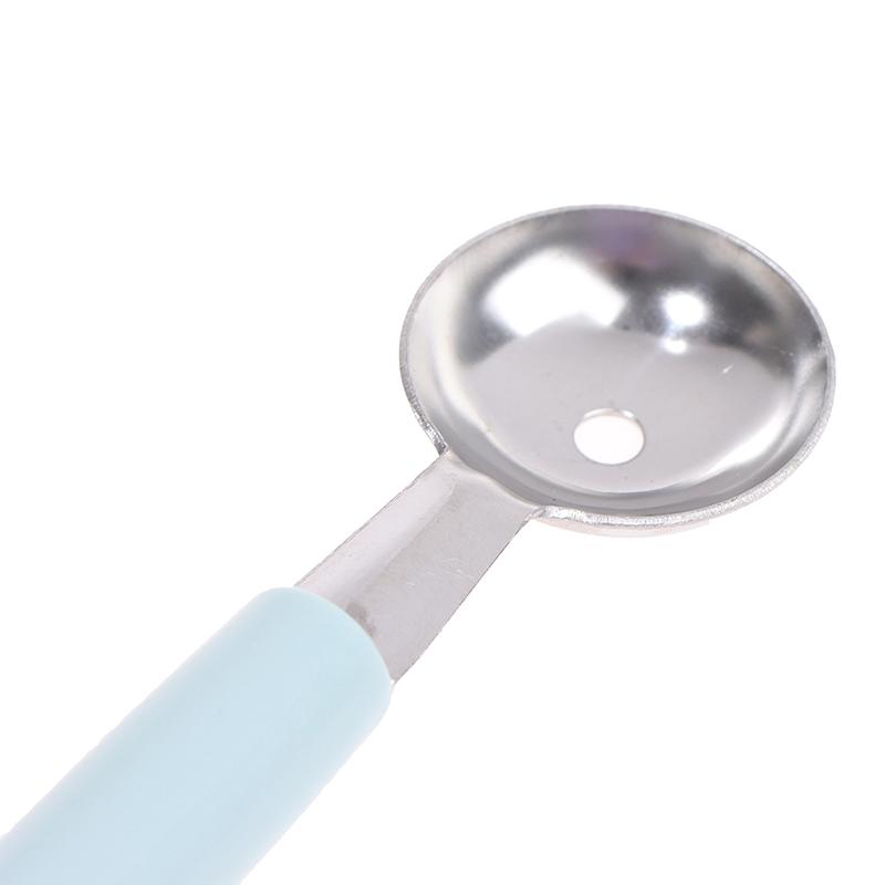 2 In1 Stainless Steel Carving Knife Fruit Ice Cream Baller Scoop Stacks Spoon