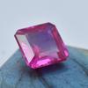 Pink Natural 10.35 Ct Square Cut Ring Size CERTIFIED Ruby Loose Gemstone