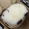 XY Long-Haired Lamb Wool Winter Car Seat Cushion - Warm, Simple Interior Accessory