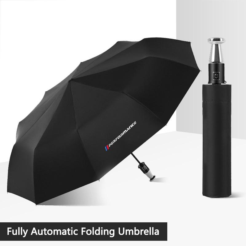 RTY7 Fashion Car Automatic Folding Umbrella Stickers For BMW Performance E46 E39 E60 E90 E30 E36 E87 E53 F15 F16 F20 F30 G20 G30 M