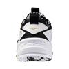 Mizuno Wave Stealth NEO 2 Tennis Shoes, Black, White, and Orange, Size 28.5 cm, 2E