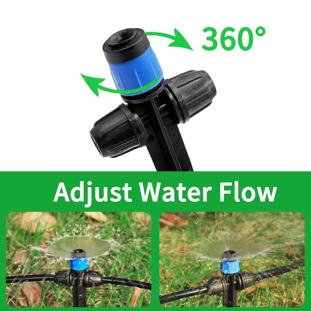 10/30Pcs Garden Sprinkler Dripper, 8-Hole All Round Scattering Watering Spikes for Plant Irrigation Supplies