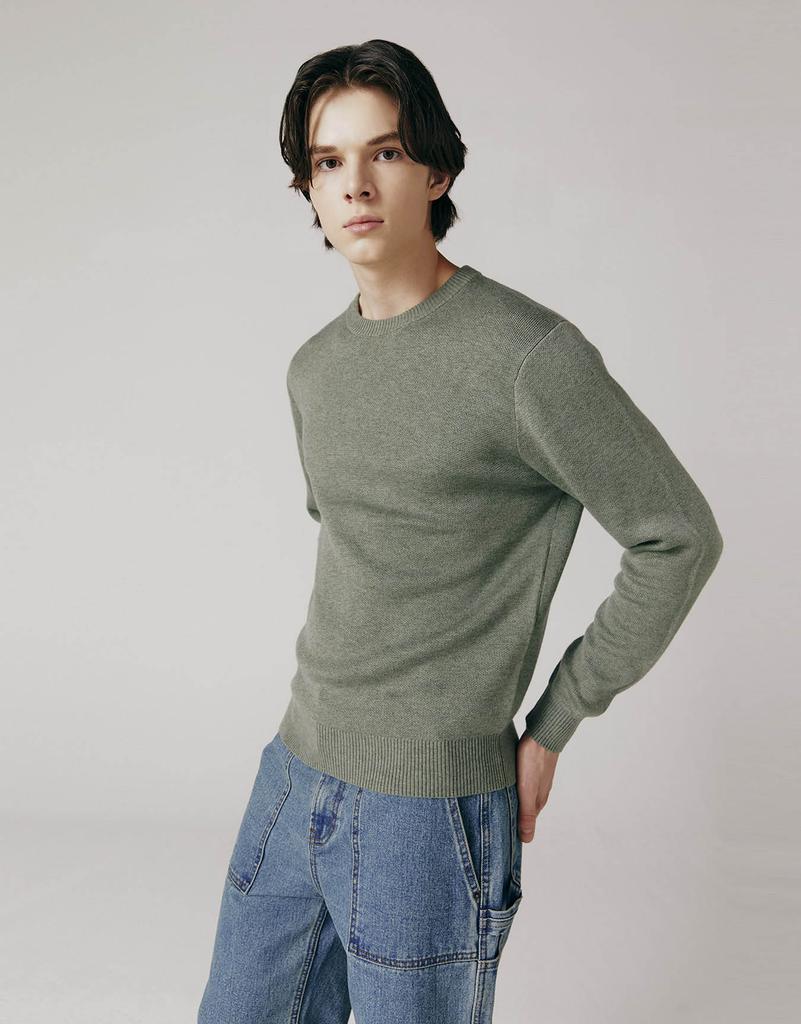 GIORDANO Wool Blend Double Knit Sweater (12Gg) 053906 [9Color]