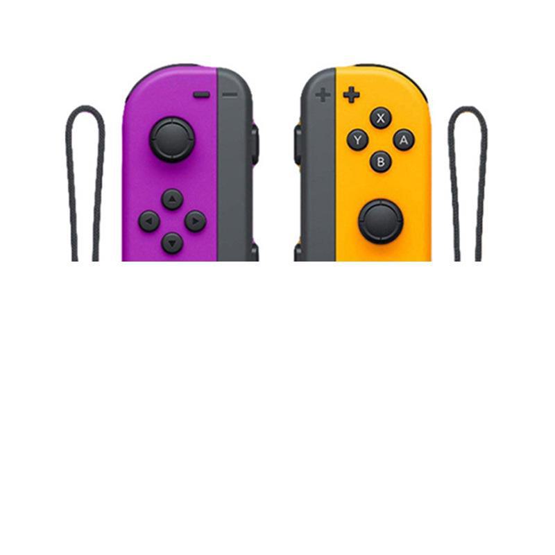 NS Switch JoyCon Bluetooth Controller with Left/Right Handles, Remote Wake-Up, and Hand Strap