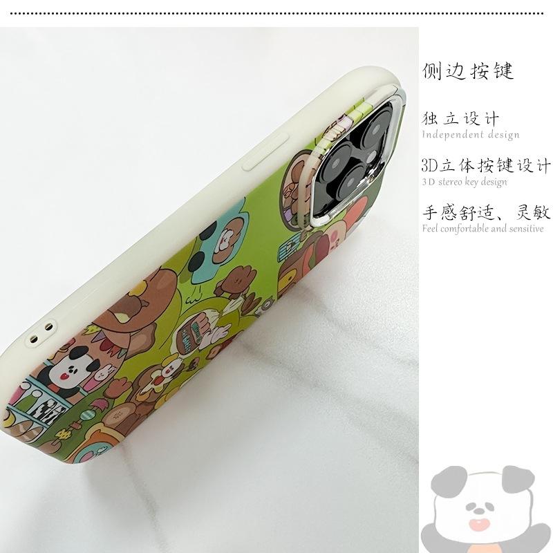 Customize your iPhone 13, 15, 11 mobile phone case with electroplating frame for a unique touch.