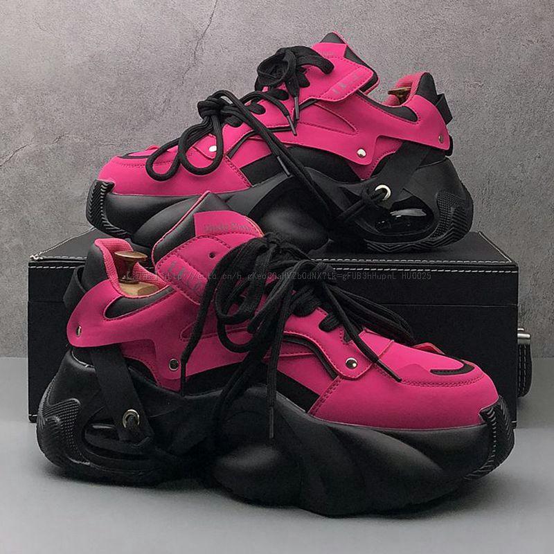 European Men's 2025 Fall/Winter Breathable Casual Sports Shoes - Air Cushion Thick Sole for Height Boost