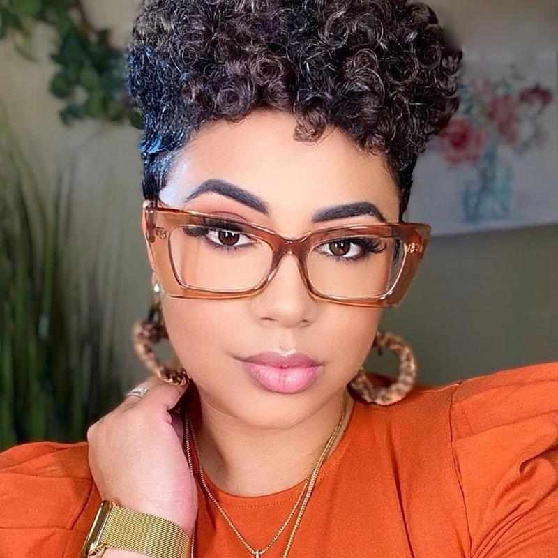 Cat's Eye Anti Blue Light Glasses Women Fashion Gradient Frame Blue Ray Resistant Eyeglasses Lady Computer Eyewear