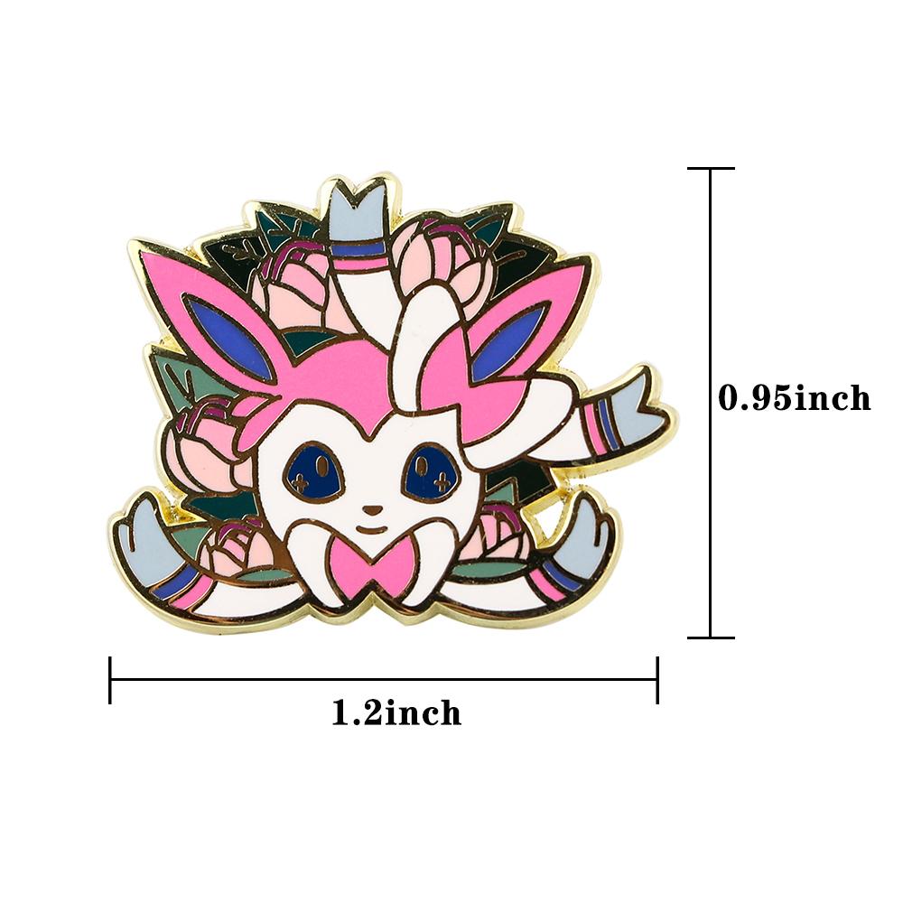 Kawaii Elf Anime Cartoon Enamel Pin Elegant Lapel Pins for Backpacks Clothes Gengar Badges Cute Brooch Jewelry Gifts for Friends