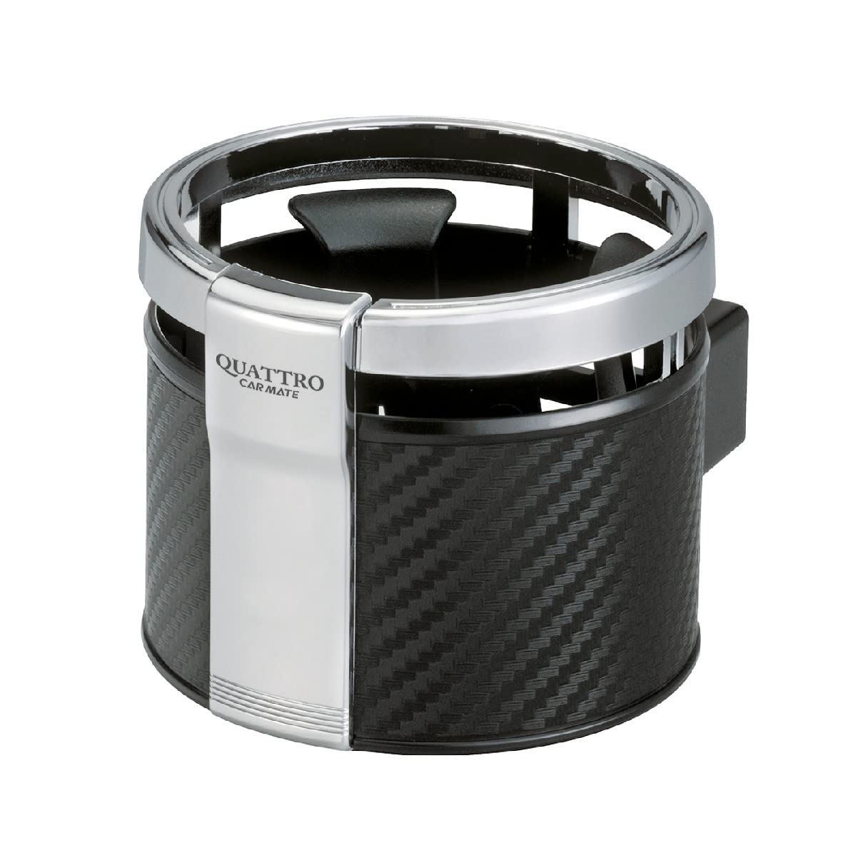 

CARMATE Car Drink Holder Quattro Plated DZ266 Carbon-look