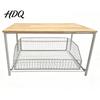 Coffee Capsule Drawer Organizer Maker Storage Rack with Drawer Two Tier Countertop Organizer Wood Kitchen Counter Top And Metal Basket Holder