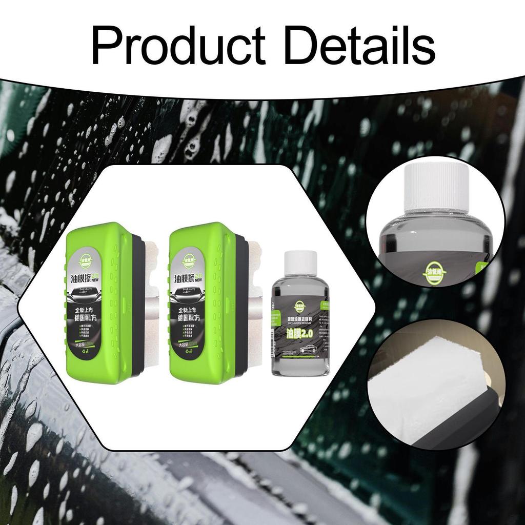 Automotive Oil Film Cleaning Brush Glass Board Care for Window Windshield Multifunctional