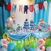Party Balloon with Gradient Color Birthday Party Decor Aluminum Foil Balloon 32 Inch