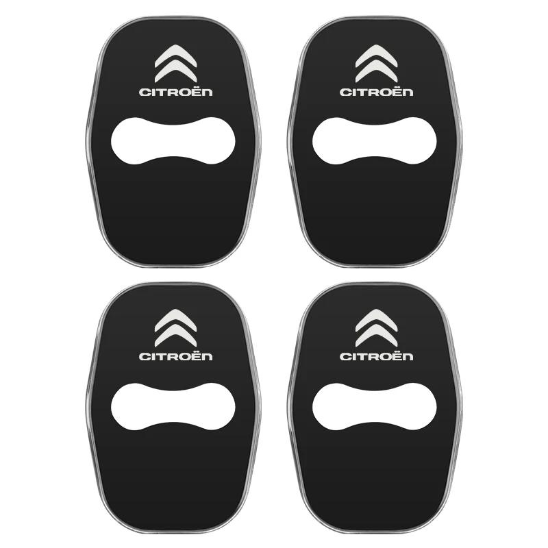 Metall-Türschloss-Abdeckung für Citroen C4 C3-XR C5 Aircross C6 C-quatre Picasso C-Elysee C4L C3L Emblem Aufkleber Abzeichen