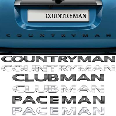 Accesorios para Coche Emblema de Letra Metálica Insignia de Carrocería para Maletero Trasero Pegatina Para MINI Cooper S R60 F60 Countryman JCW Clubman Paceman
