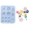 DIY Filler Candy Love Quicksand Silicone Epoxy Mold DIY Keychain Pendant Jewelry Crafting Mould for Valentine Gift
