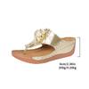 Fashion Party Slippers Woman Female Footwear Summer Sandals Women Shoes Non-Slip Walking Shoes Slip on Shoes Woman Wedge Women's Sandals