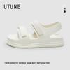 Youdiao Damsandaletter med Kardborreband och Platå sommar 2025 - Snygga Ytterkläder med Kjolfashion Avancerade Enkla Skor.