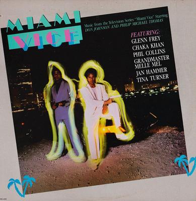 LP Record VARIOUS - Miami Vice (Music From The Televisi OLM3041 MCA Records 1985 South Kore Dance & Electronica Used