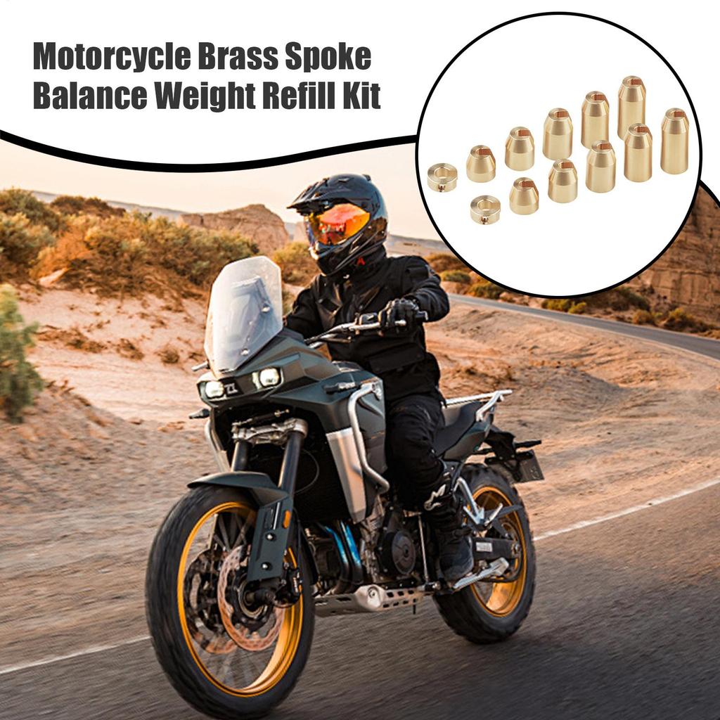 Motorrad-Radgewichte Wiederverwendbar Motorrad-Speichen-Nachfüller Ersatzwerkzeug Auswuchtgewicht Nachfüllset Für Heimgarage Outdoor