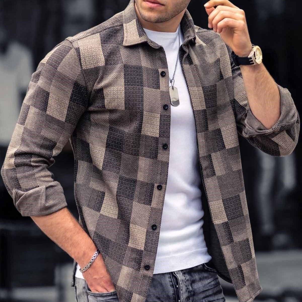 

Рубашка Slim Fit в клетку