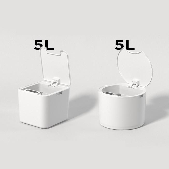 5L Square Intelligent Induction Desktop Car Mounted Small Smart Trash Can