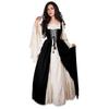 Medieval Renaissance Lace-Up Corset Dress - European & American Vintage Halloween Costume.