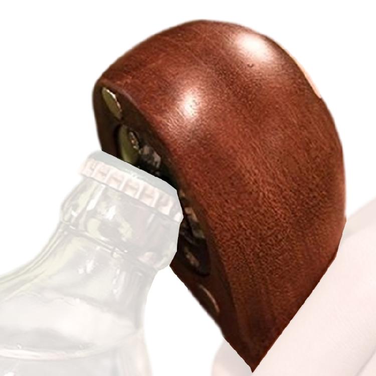 

Wood And Metal Chicken Leg Bottle Opener With Magnet For Convenient Fridge Storage 1