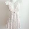 Ice Silk Floral Suspender Nightdress Lace Splicing Sexy Loungewear Women's Summer Thin Private Pajamas Direct Supply