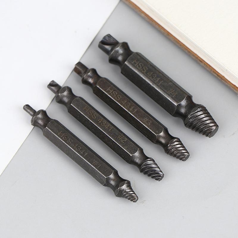 4/5 Stück Mehrzahn-Extraktorbohrer Gebrochener Beschädigter Schraubenextraktor Bohrer Speed Out Bolzenextraktor Bolzenbolzenentferner Werkzeuge