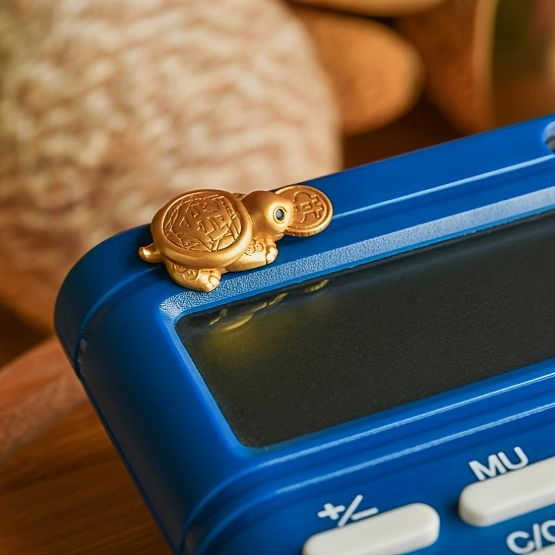 Handmade Golden Sea Turtle Feng Shui Amulet – A Chinese Copper Alloy Wealth Charm, Gift