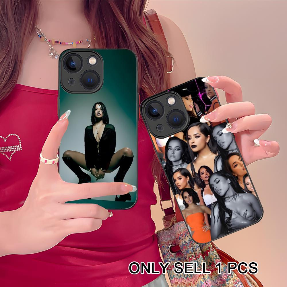 Fashion Becky G Silicone Mobile Phone Case for iPhone 17 16 15 14 13 12 11 X XR XS Air Pro Max Plus Mini Colorful Cover
