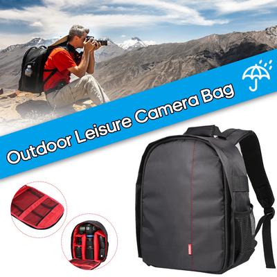 Açık Küçük DSLR Dijital Kamera Video Sırt Çantası Suya dayanıklı Çok fonksiyonlu Nefes Alabilen Kamera