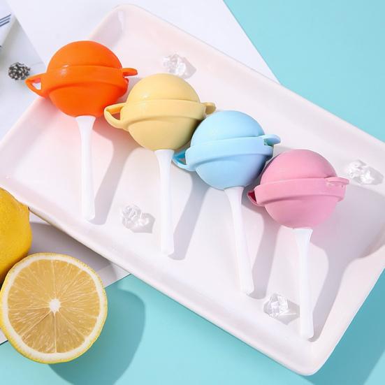 Silicone Lollipop Ice Cream Maker, Homemade Popsicle Molds, DIY Popsicle Maker for Kids, Lollipop Ice Cream Mold, Reusable Popsicle Molds