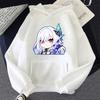 Sudadera con capucha Skirk de Genshin Impact Moda Estética Sudaderas de Videojuegos Unisex Otoño Invierno Sudaderas de Anime