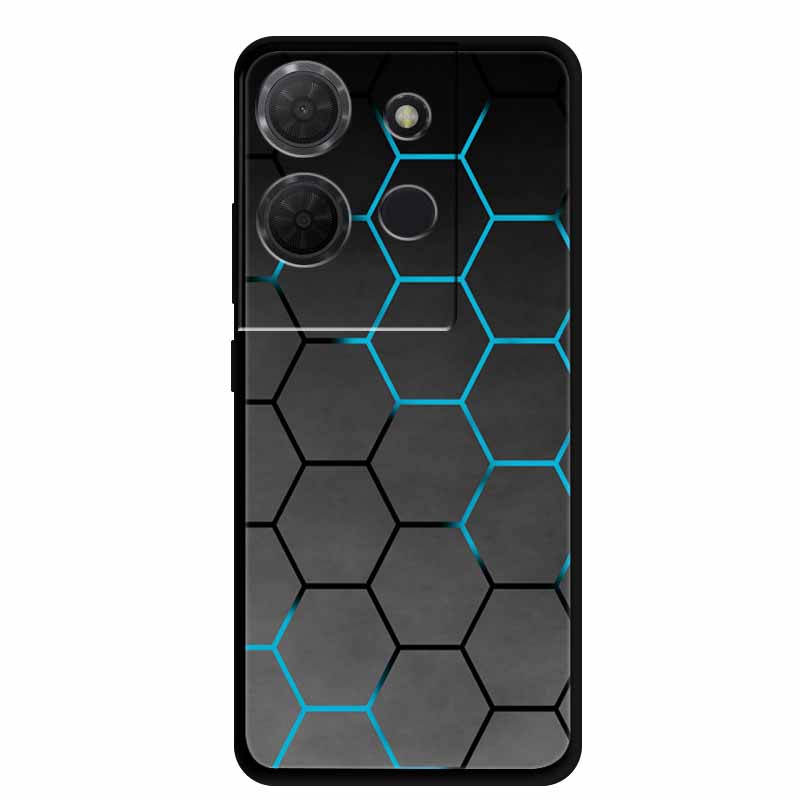 Cover For TCL 503 TPU Silicone Phone Case Flower Blossoms Para Capa Bumper Funda TCL503 Soft Protector Fashion Shockproof Bumper