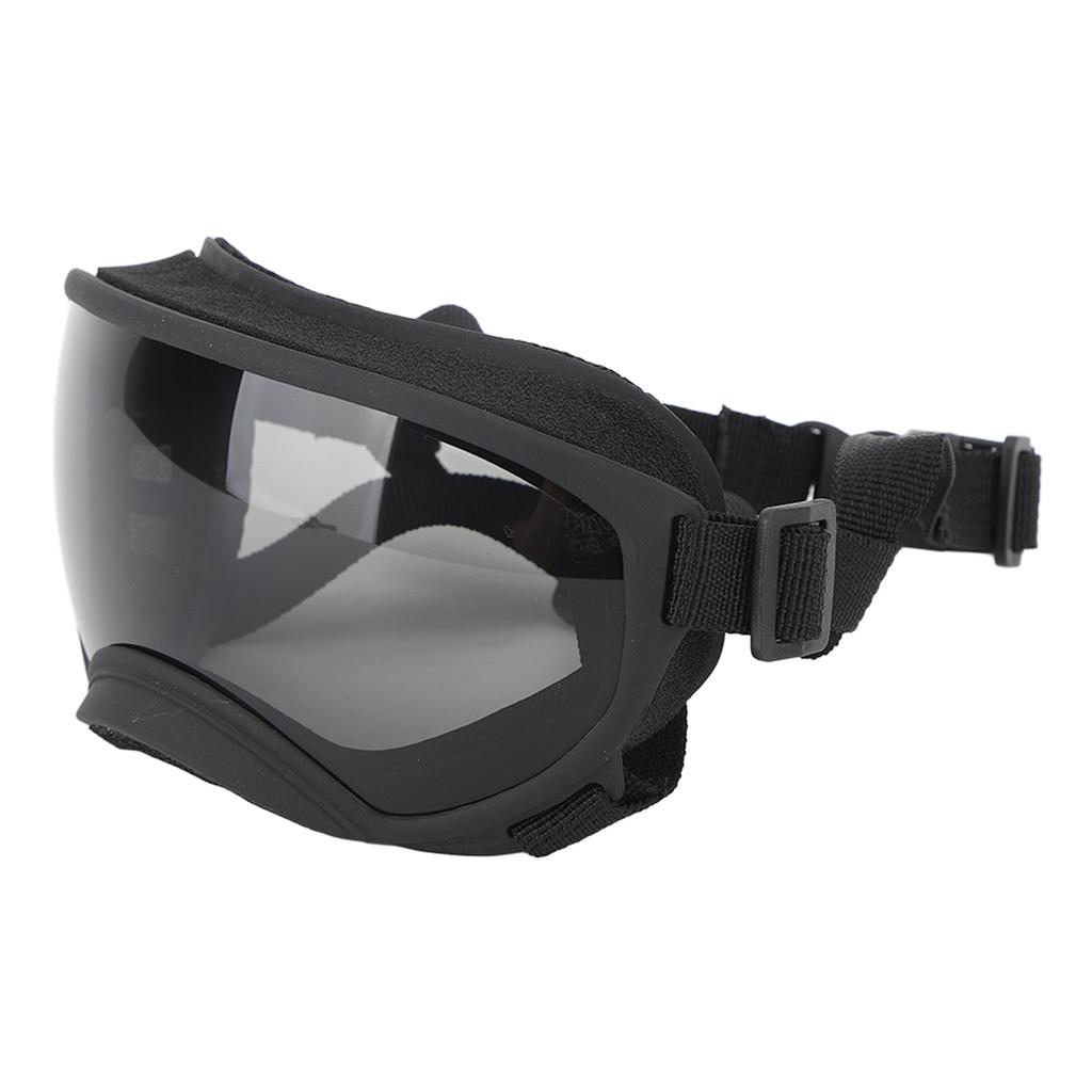 Large Dog Sunglasses UV Protection Windproof Anti Fog Adjustable Dog Goggles for Outdoor Dogs Eye Safety Grey