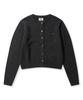 Cgp (Women) Small Square Logo Knit Cardigan_Charcoal