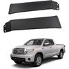 Headlight Filler Trim Panels for Toyota Tundra 2007-2013 / Sequoia 2008-2017 Upper Front Bumper Grille Cover Accessories LH&RH Pair Set Replace#: