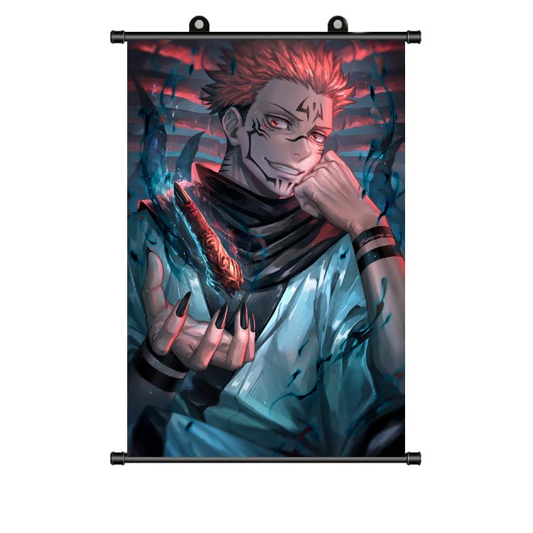 Anime Jujutsu Kaisen Gojo Satoru Muurkunst Poster Canvas Schilderij Woondecoratie Woonkamer Slaapkamer Muurschildering voor Amazon Comic Con (as the picture,30 45CM)