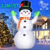 Zaino Babbo Natale Decorazione Natalizia Giocattoli Gonfiabili Con Luce LED Modello Gonfiabile 1.8M Regalo per le Feste Decorazione Interna Esterna