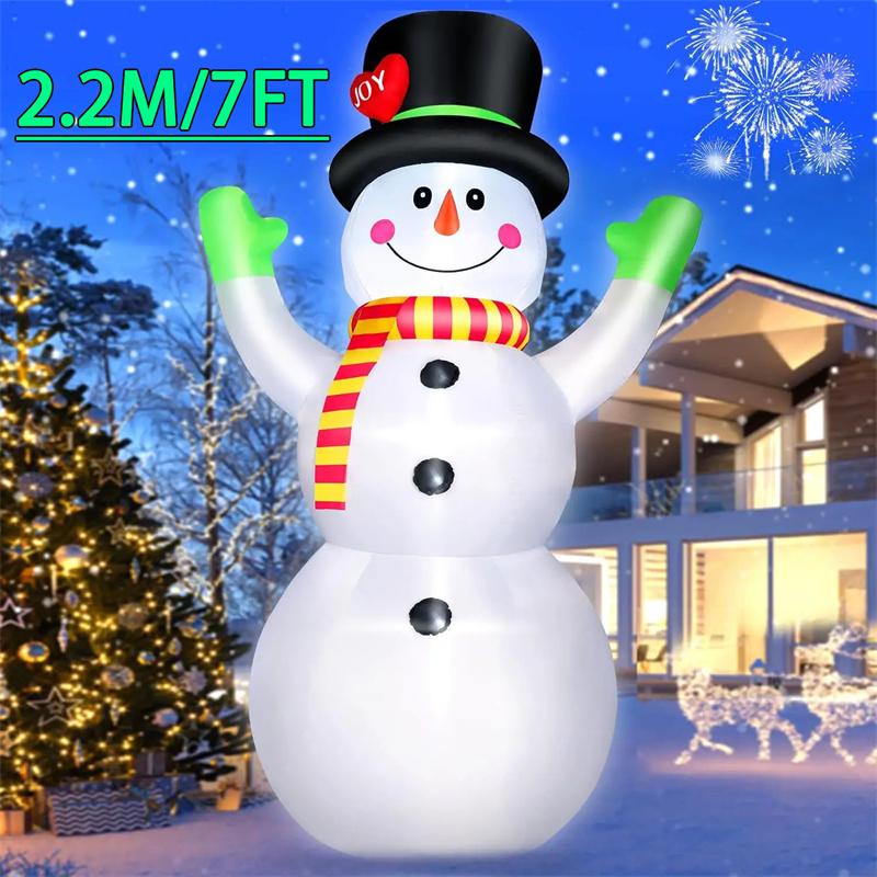 Zaino Babbo Natale Decorazione Natalizia Giocattoli Gonfiabili Con Luce LED Modello Gonfiabile 1.8M Regalo per le Feste Decorazione Interna Esterna