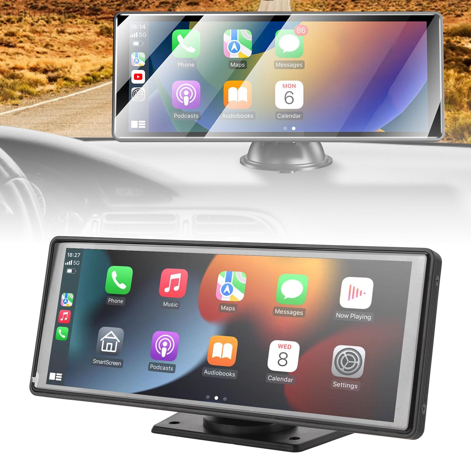 

Автомобильная стереосистема для Carplay Wireless 10.26in AUX FM Transmission Портативная автомобильная сенсорная навигация для фургона, прицепа, кемпера, грузовика, каравана