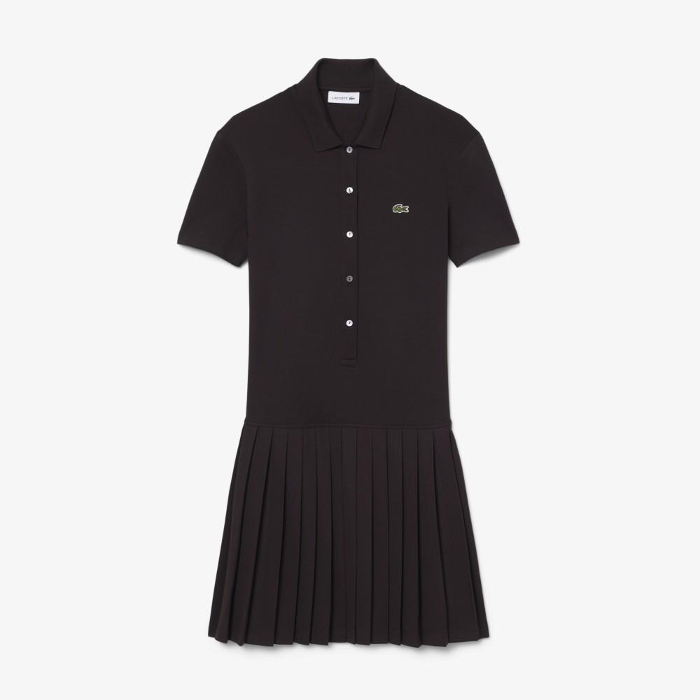 Lacoste Women's Mini Pique Short Sleeve Polo Dress EF8839-56G3LA