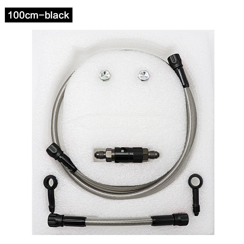High Quality CVO Aerospace Aluminum Alloy 800cm To 1200cm Reinforced Hydraulic Motorcycle Brake Hose Braided Brake Tube