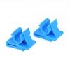 2Pcs Glove Box Clip Easy Installation Scratch-resistant Blue Lower Glove Box Bump Stop