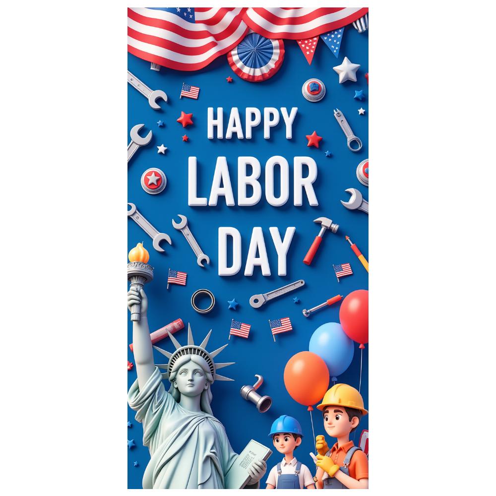 Party Decoration Banner Fabric Celebration Banner Patriotic Design Event Decoration for Patriotic Event American Holiday