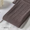 Her Autumnal Frosty Season Gentle Soft Cotton Nostalgic Cable Knit Transparent Hosiery Lass Featherweight Secure Support Versatile Snug Thermal