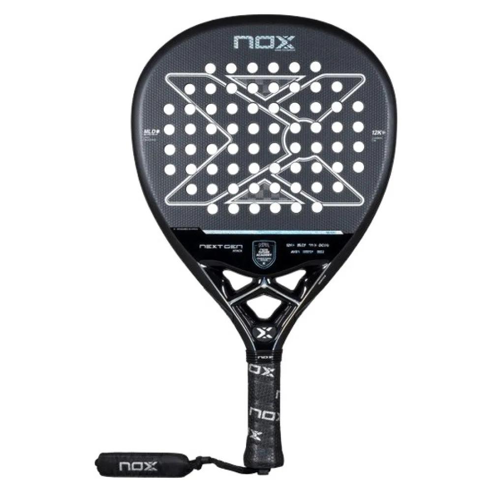 Nox Nextgen Pro Attack 12K NFA Series padel racket 12K carbon Silver
